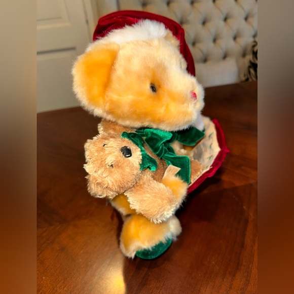 Vintage Dan Dee Talking Plush Bear Reads True Story of Christmas Animated Lights - Picture 4 of 9